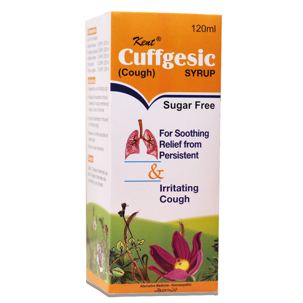 Kent Cuffgesic (Cough) Syrup (Sugar Free)