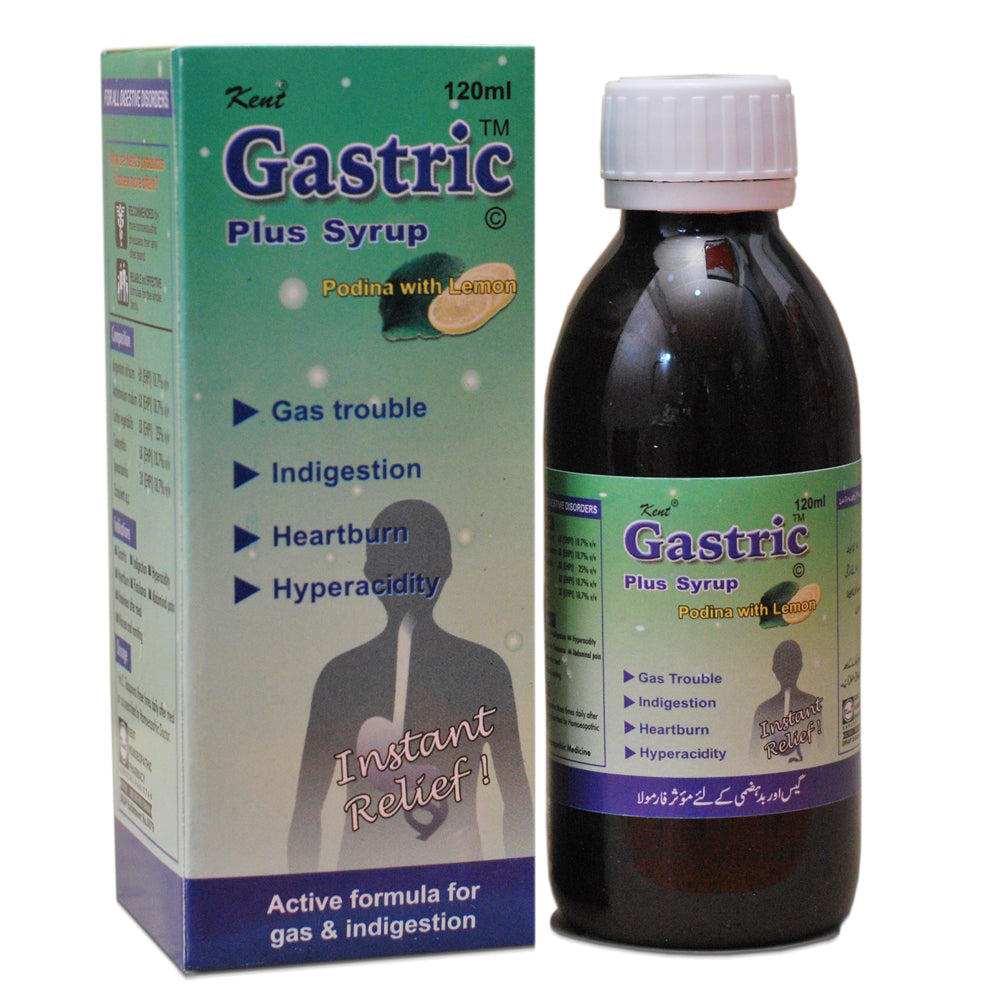 Gastric Plus Syrup with Podina & Lemon