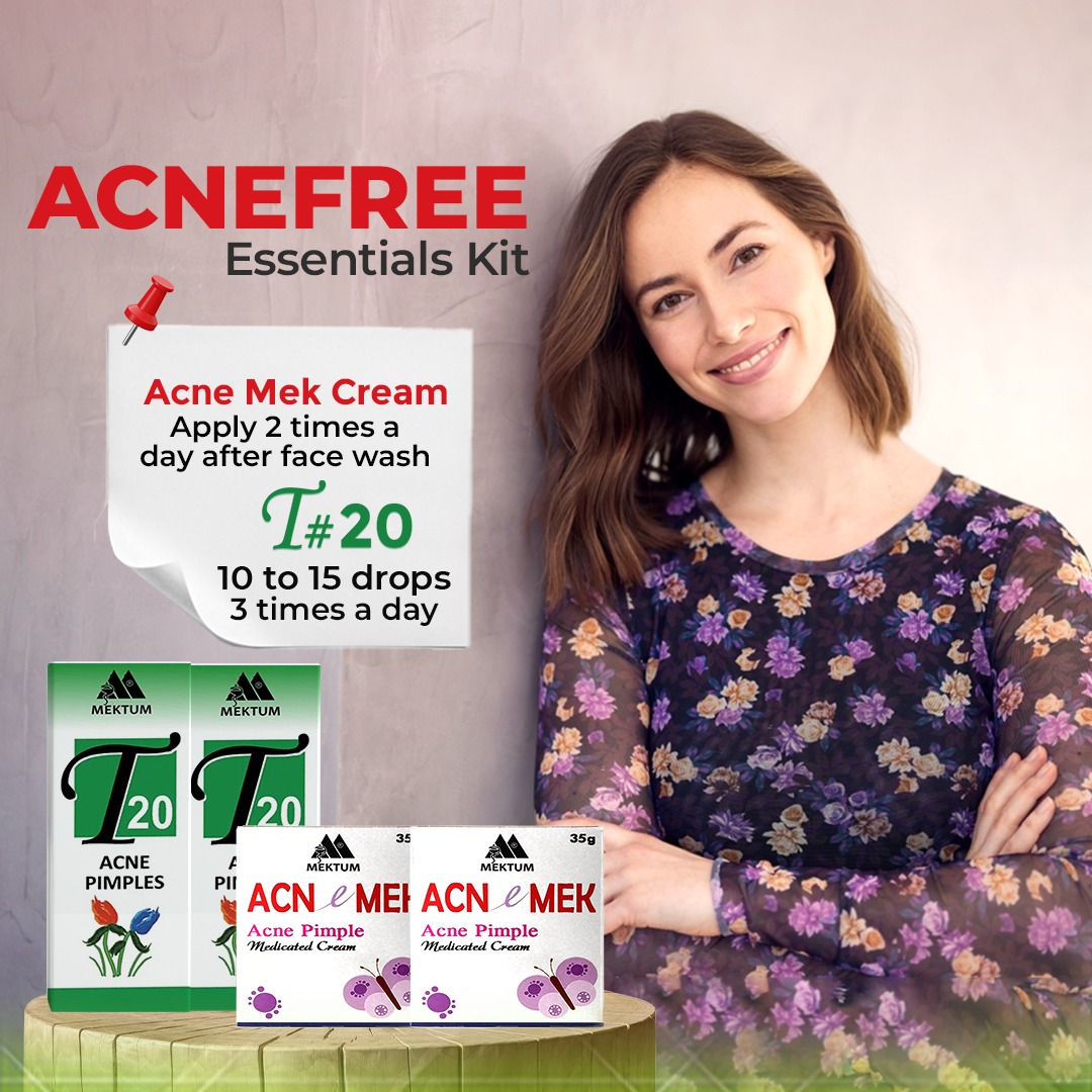 Acne Free Essentials Kit- 1 Month Course