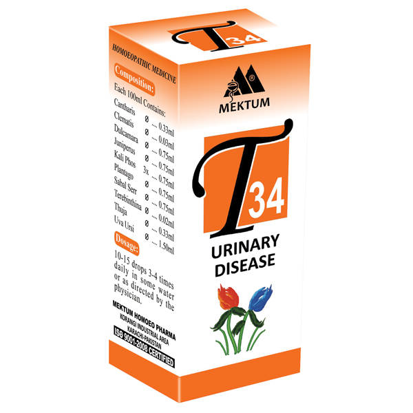 T34  Urinary Disease 30ML Drops