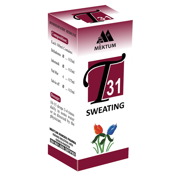 T31  Sweating 30ML Drops
