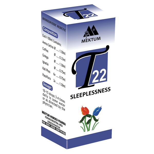 T22  Sleeplessness 30ML Drops