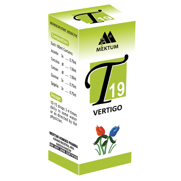 T19  Vertigo 30Ml Drops