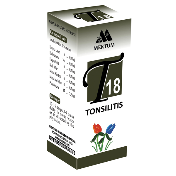 T18  Tonsilitis 30ML Drops