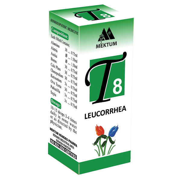 T8  Leucorrhea 30ML Drops