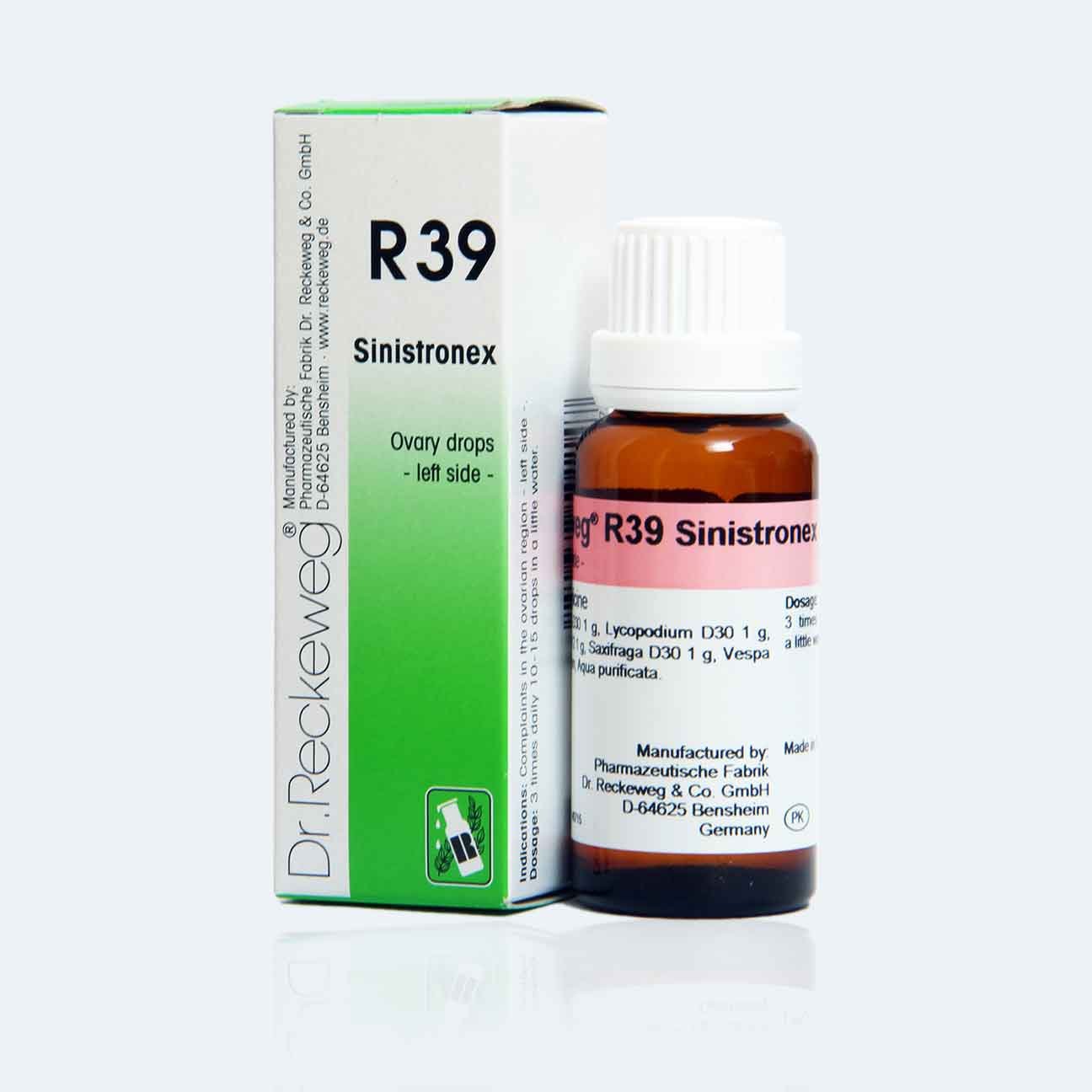 Dr. Reckeweg R39 Ovary Drops (left side)