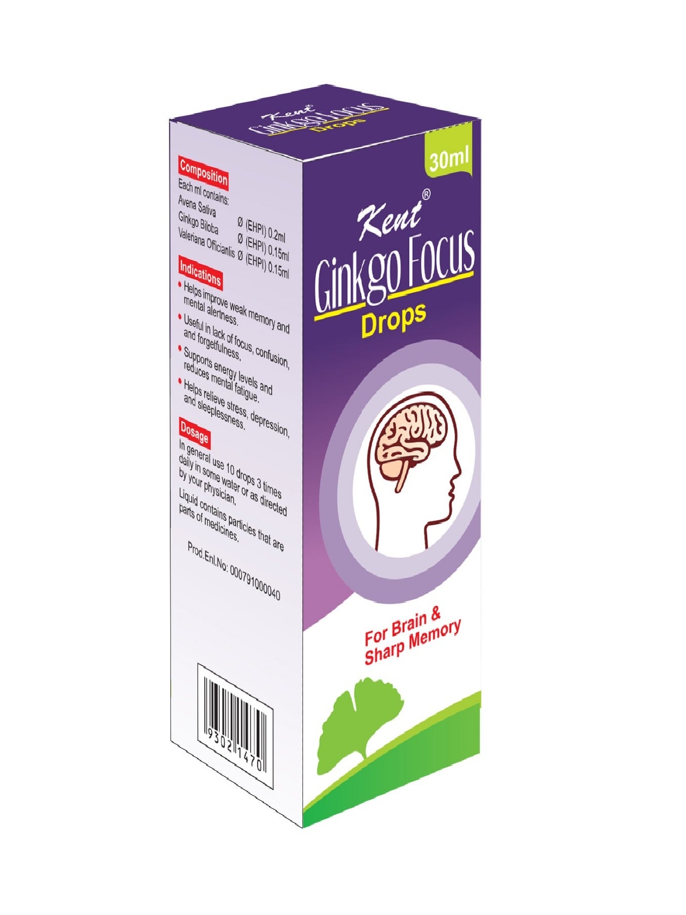 Ginkgo Focus Drops
