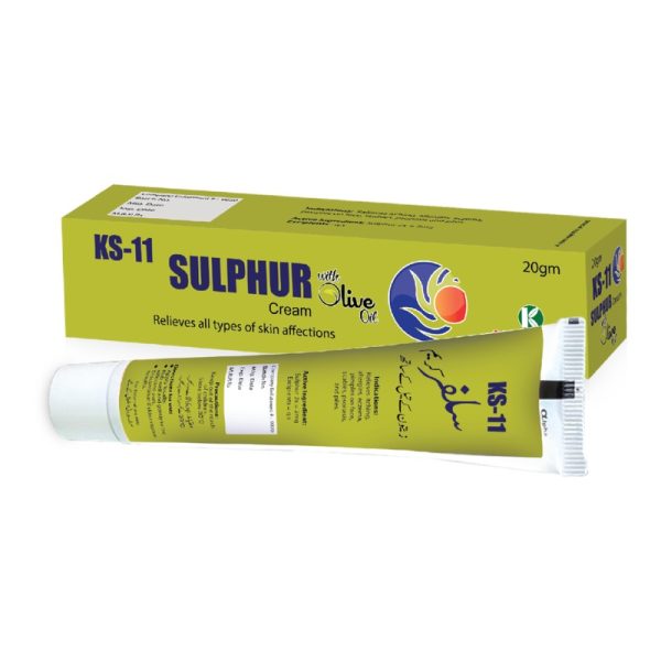 KS 11  SULPHUR Cream (With Olive Oil)