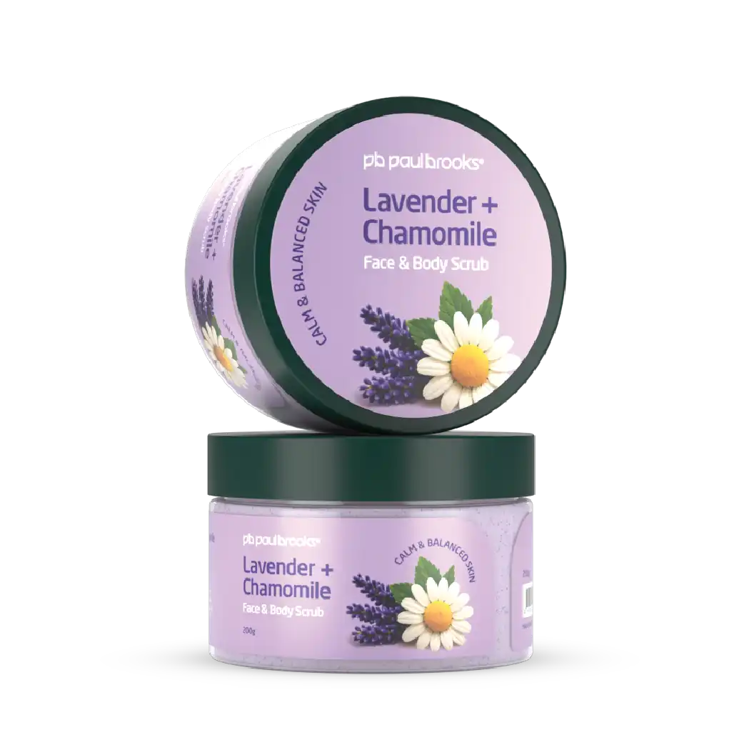 Lavender + Chamomile Face and Body Scrub