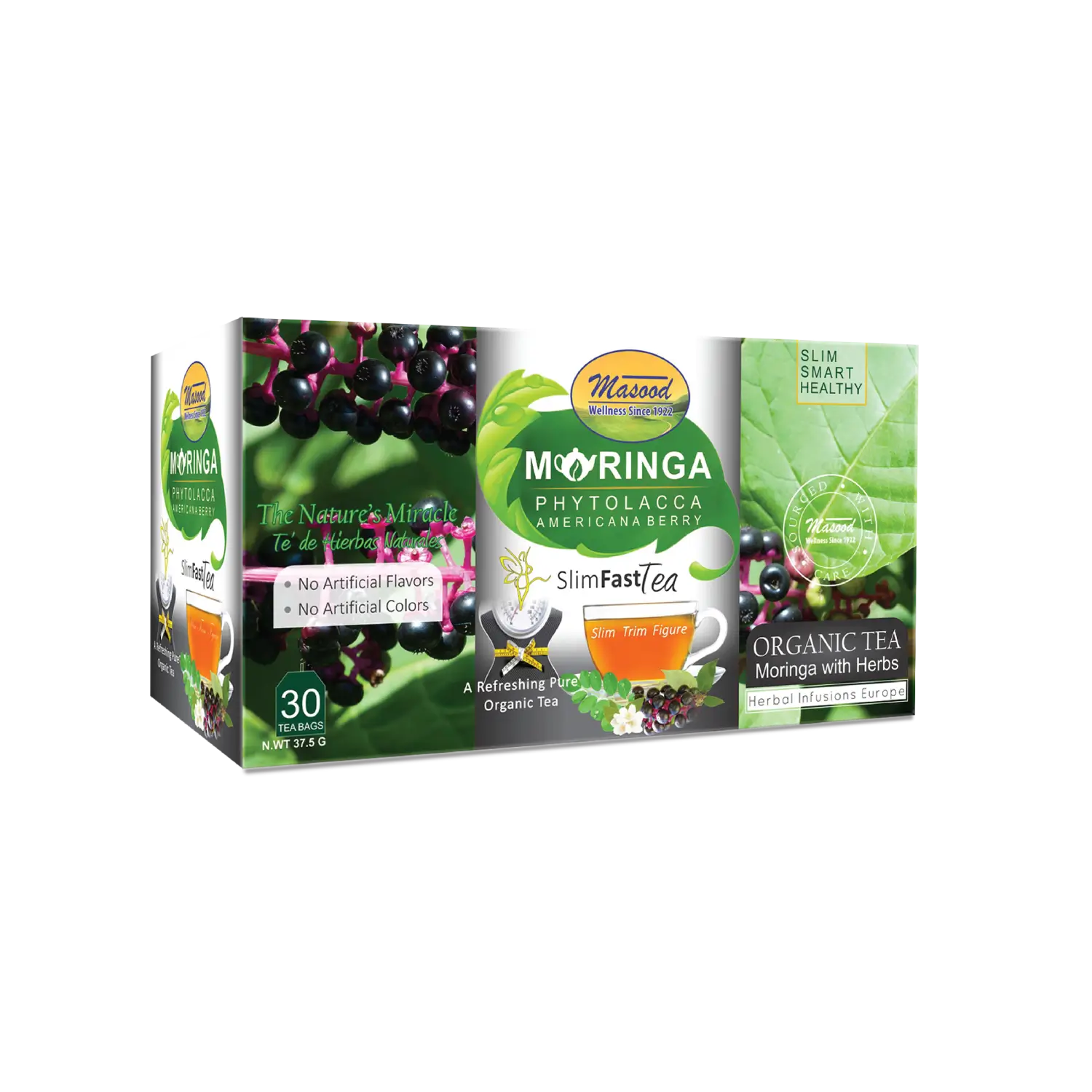 MORINGA PHYTOLACCA BERRY TEA