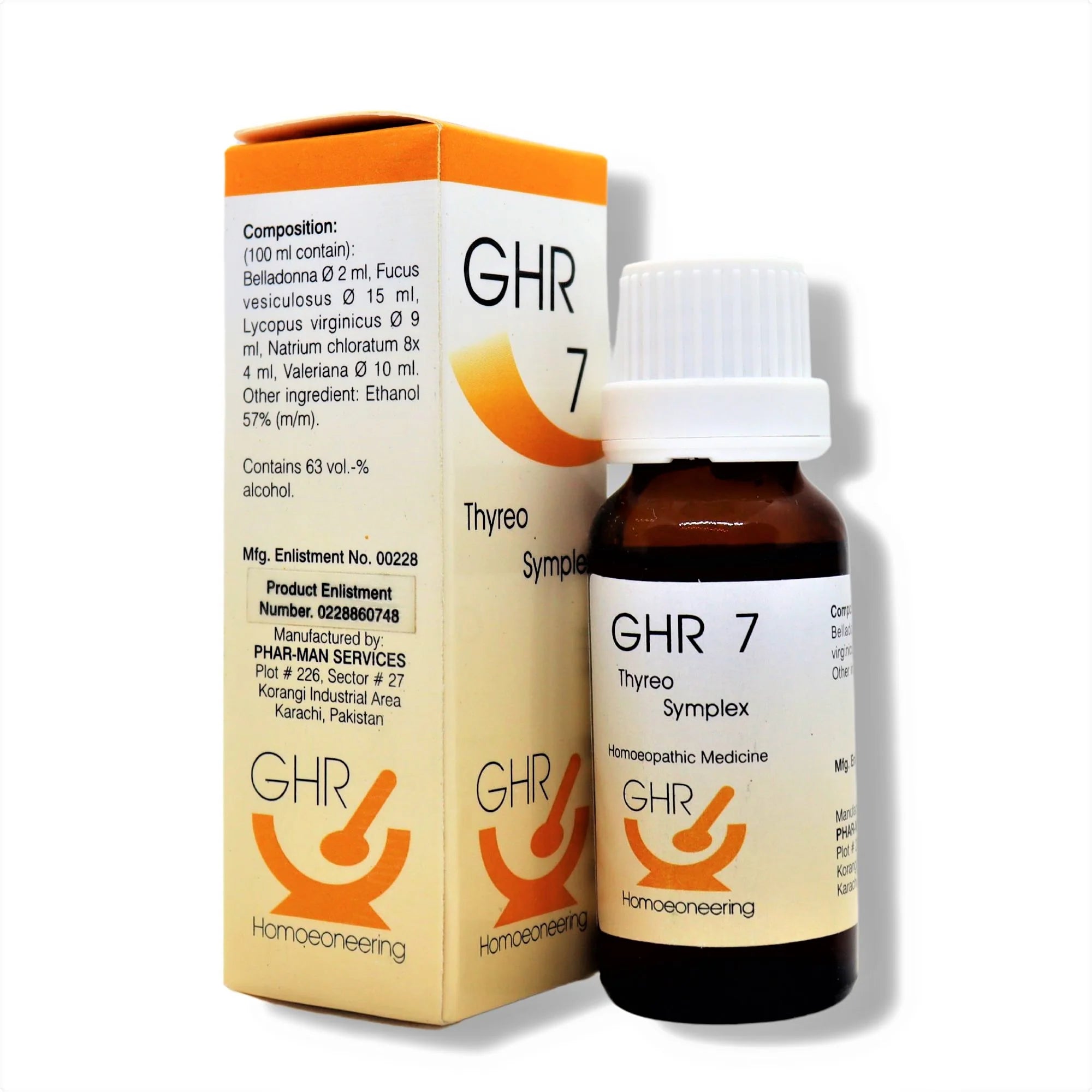 GHR 7 Drops - for Overactive Thyroid Symptoms