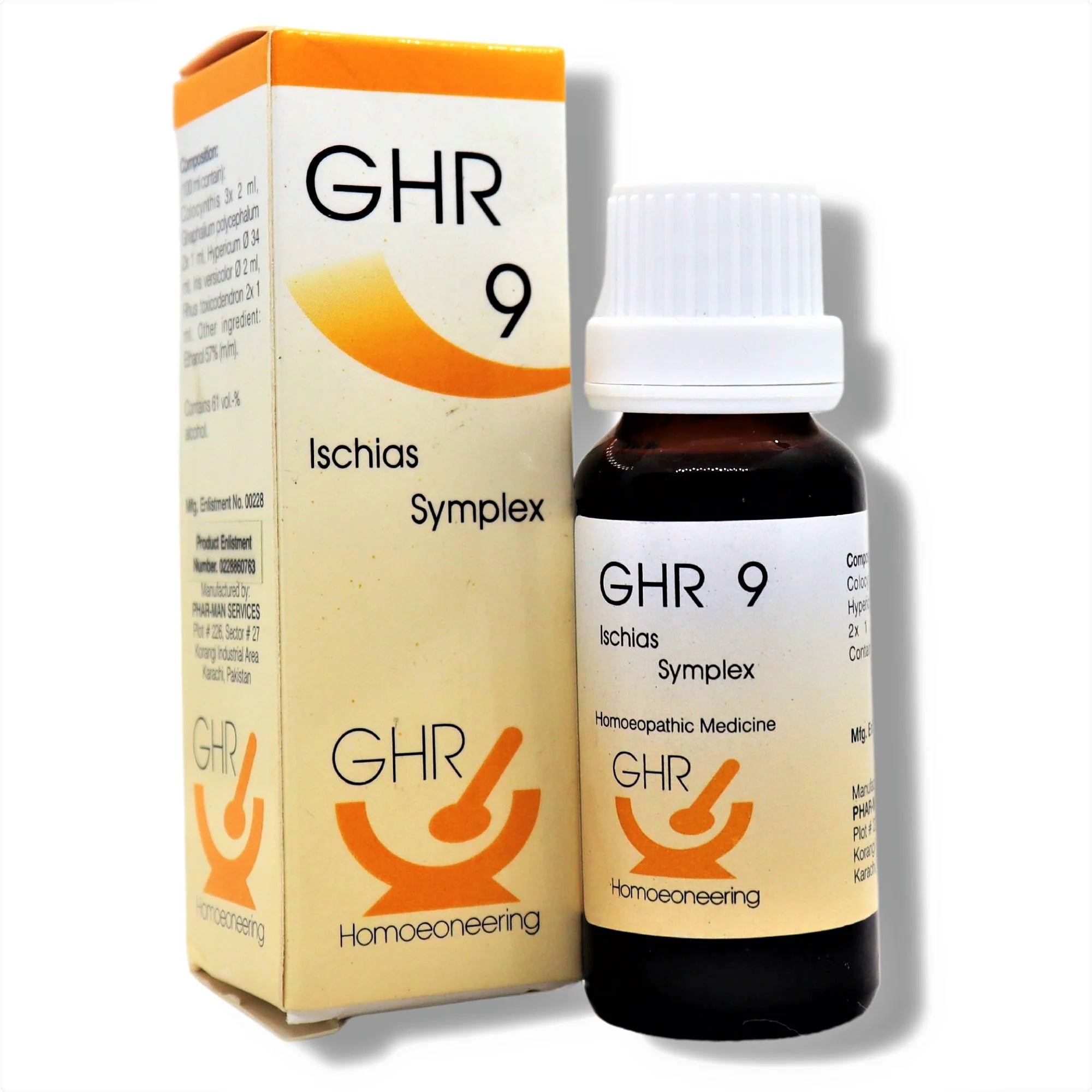 GHR 9 Drops - for Neuralgia & Inflammatory Nerve Discomfort