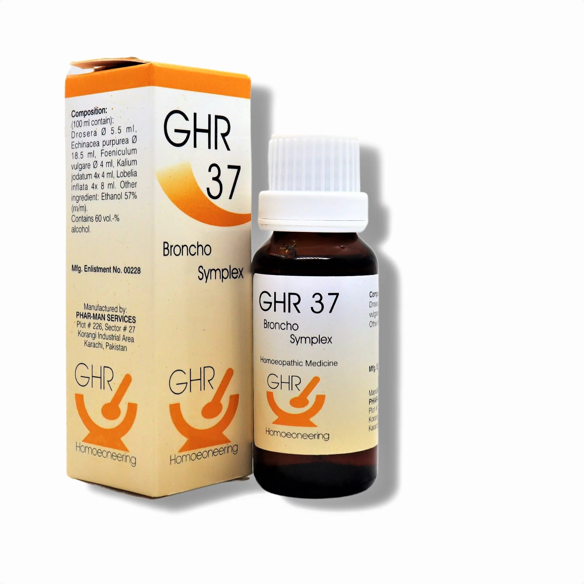 GHR 37 Drops - Acute & Chronic Bronchial Irritation