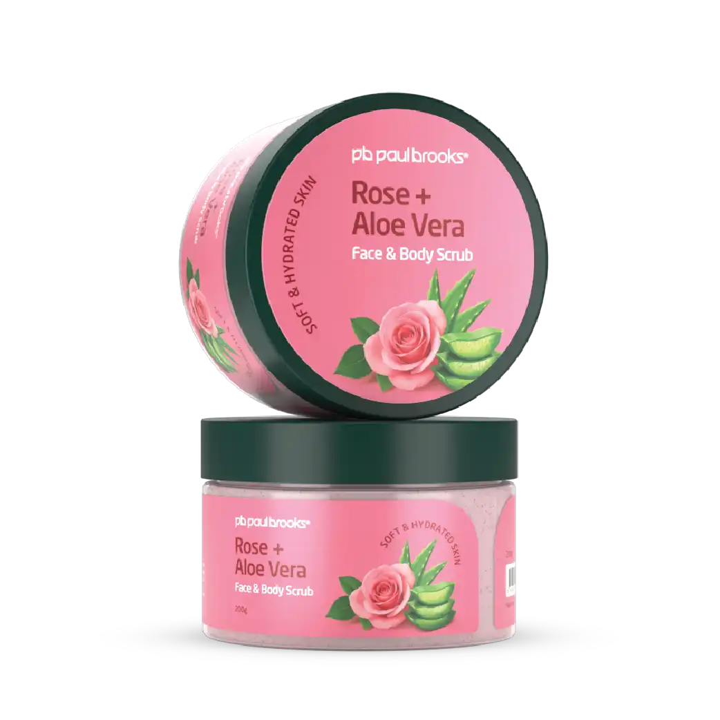 Rose + Aloe Vera Face and Body Scrub