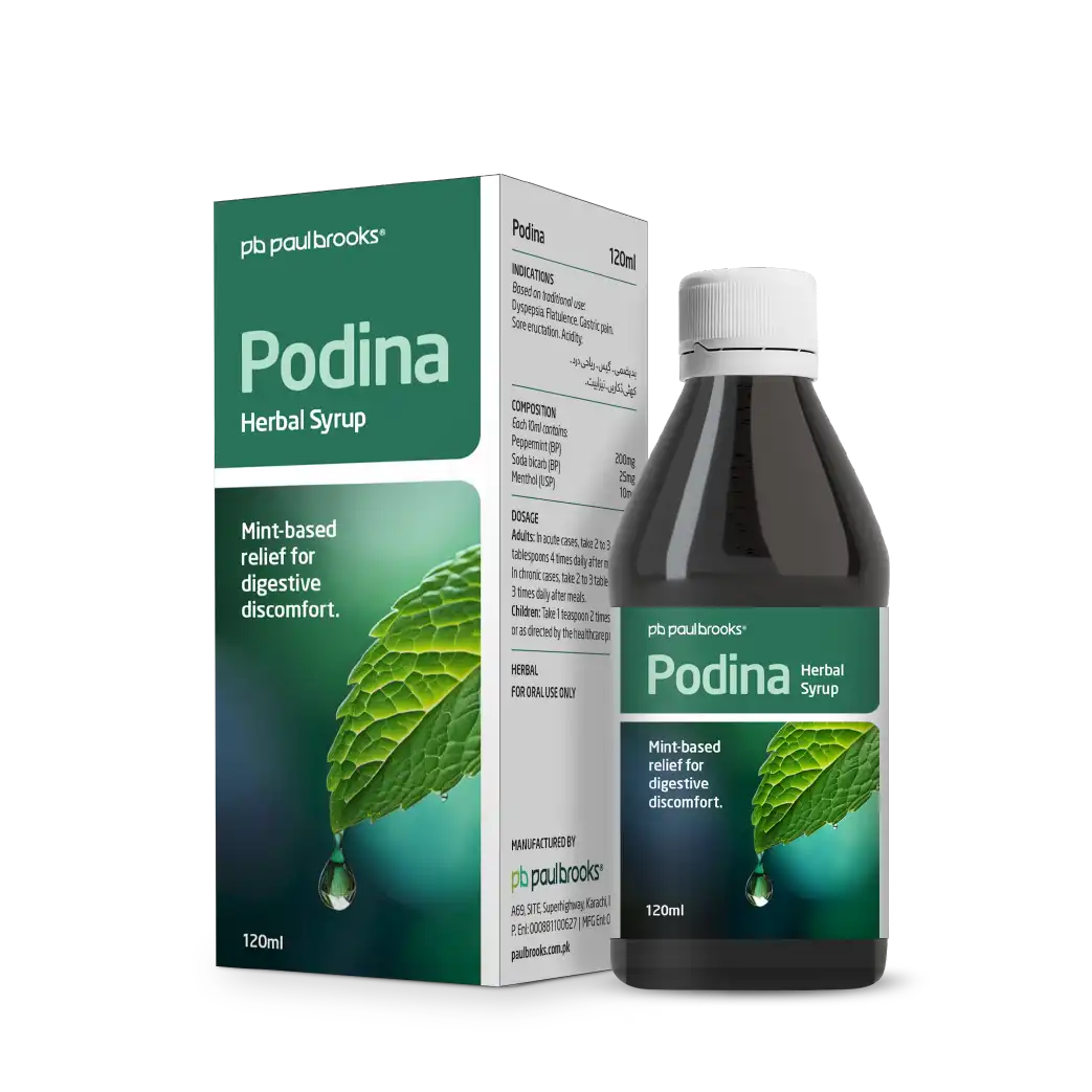 Podina Herbal Syrup Mint Based