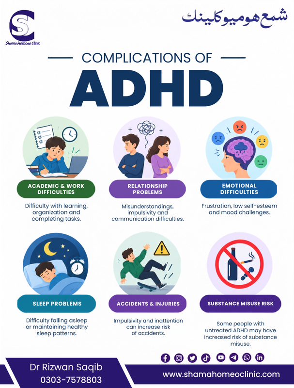 Complications of ADHD: