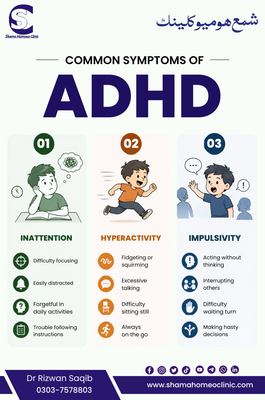 Symptoms of ADHD: